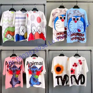 Áo thun in hình 3D, ảnh thật, có 17 mẫu, form unisex
