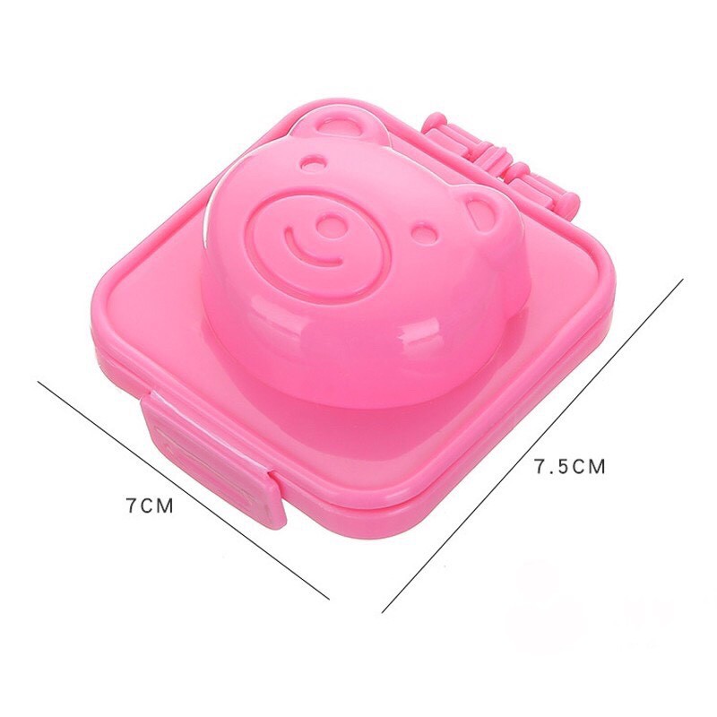 Bộ 6 khuôn làm cơm, ép cơm, tạo hình bánh, thạch