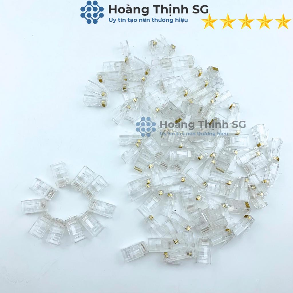Hạt đầu mạng RJ45 ARIGATO - Dùng bấm đầu cho dây mạng cat5 cat5E Cat6 Cat6E - Hoàng Thịnh SG