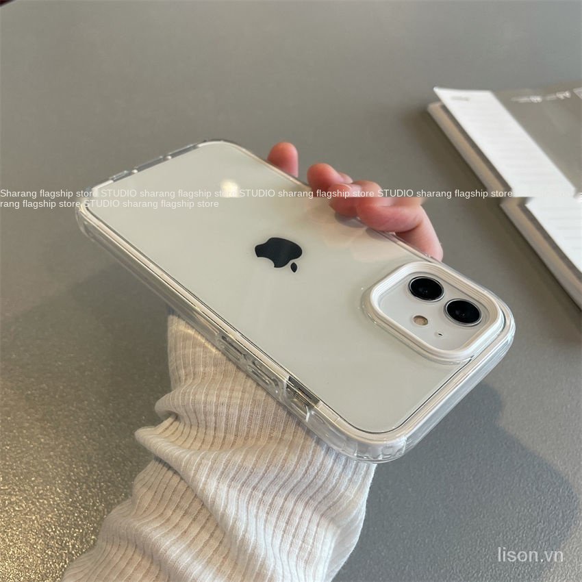 Ốp Điện Thoại Mềm Chống Vỡ Bảo Vệ Camera 2 Trong 1 Màu Trong Suốt Cho IPHONE 11 11 PROMAX X XR 7P 8P | BigBuy360 - bigbuy360.vn