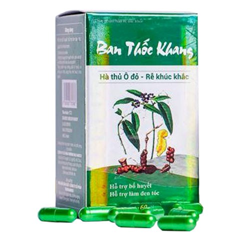 Ban Thốc Khang – Hỗ trợ làm đen tóc, hỗ trợ bổ huyết, giúp tóc khỏe mạnh