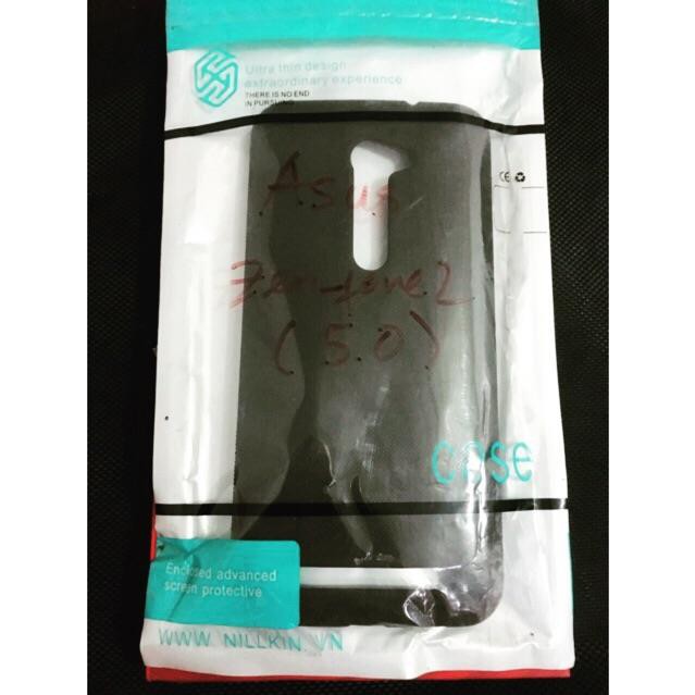 Ốp lưng Asus zenfone 2 đen.+ tặng 1 dán màn hình