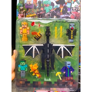 Lắp ráp mô hình nhân vật rồng Ender trong Minecraft