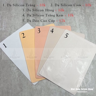 Da Giả Silicon Dùng Để Tập Phun Xăm Các Loại