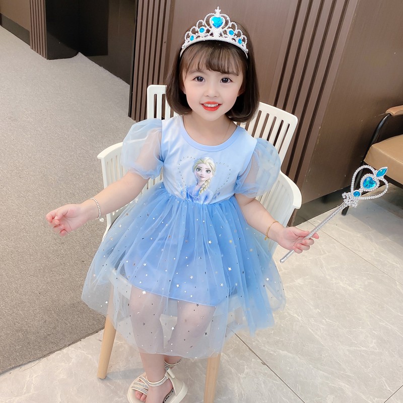 Bộ Đồ Công Chúa Thời Trang 2021 Cho Bé Gái 1-5 Tuổi