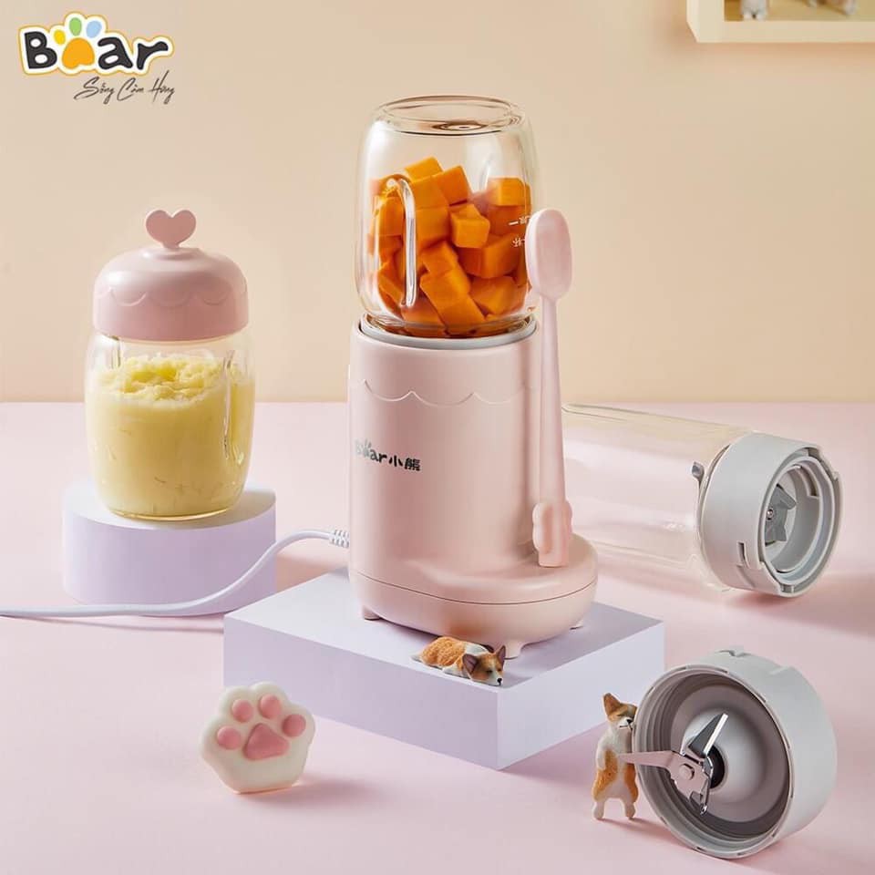 Máy xay bear 3 cối