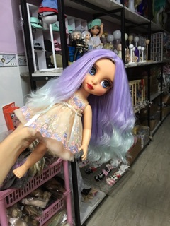 Line may tóc búp bê - dợn sóng 25cm