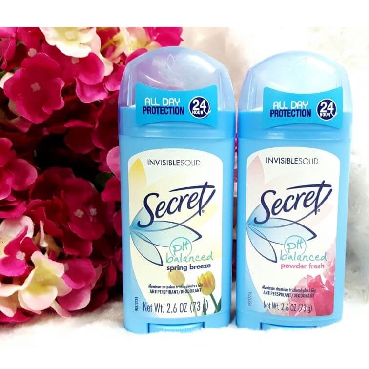 Sáp khử mùi Secret hương phấn 73g