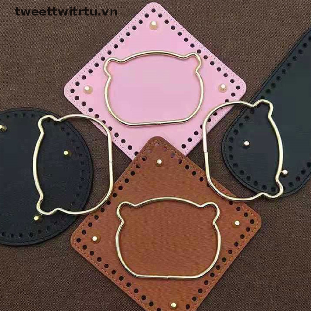 Đáy Da Hình Oval Làm Túi Xách Handmade DIY