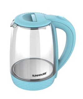 Ấm siêu tốc thủy tinh sunhouse shd1215 1,8l