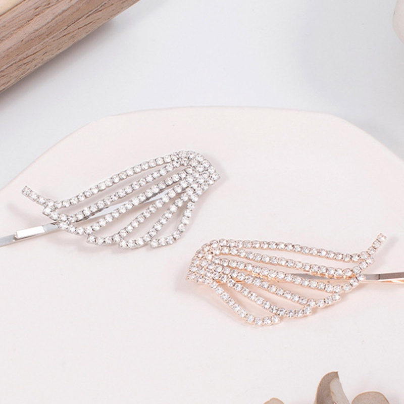 Kẹp Tóc Đính Đá Hình Đôi Cánh Thiên Thần Lấp Lánh