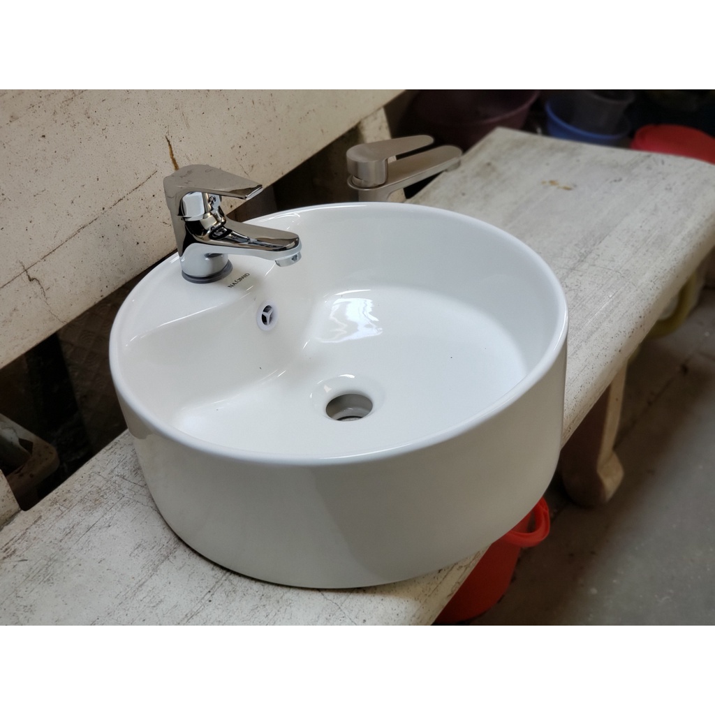 COMBO Chậu rửa mặt LAVABO+BÀN ĐÁ+GƯƠNG LED CẢM ỨNG, thiết bị nhà tắm nhà vệ sinh