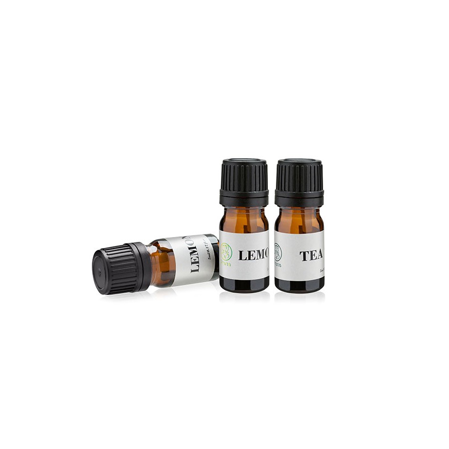 Bộ 3 Tinh dầu xông phòng PRANA Essential Oil India cho người mói bắt đầu, thiên nhiên nguyên chất 3 chai 5ML