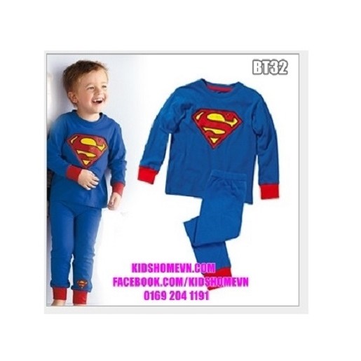 Bộ quần áo Super man BT32