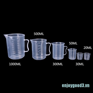 Cốc Đong Bằng Nhựa Dung Tích 20 / 30 / 50 / 300 / 500 / 1000ml Tiện Dụng