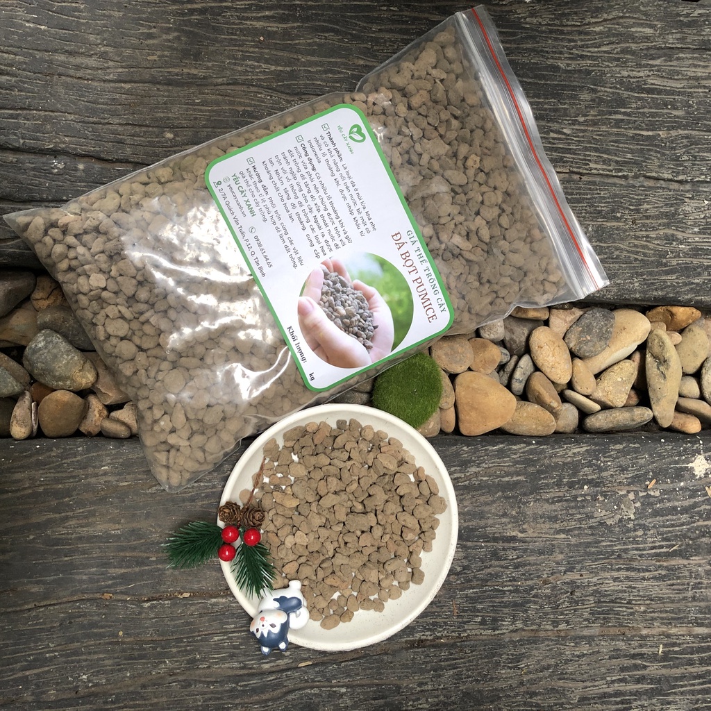Đá Pumice cực tốt cho sen đá, cây kiểng.