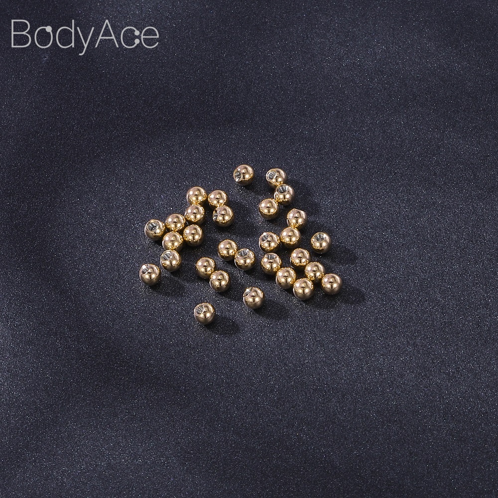 1 Set Khuyên Xỏ Mũi Bằng Thép Không Gỉ Cá Tính