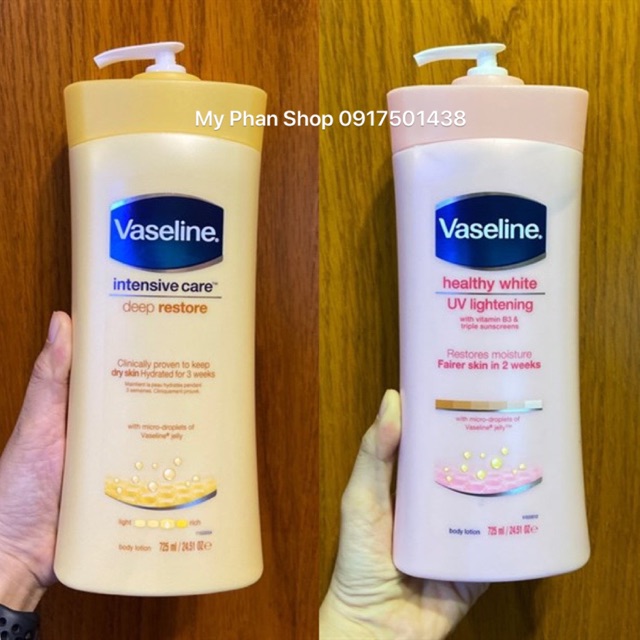 Dưỡng thể Vaseline Mỹ 725ml