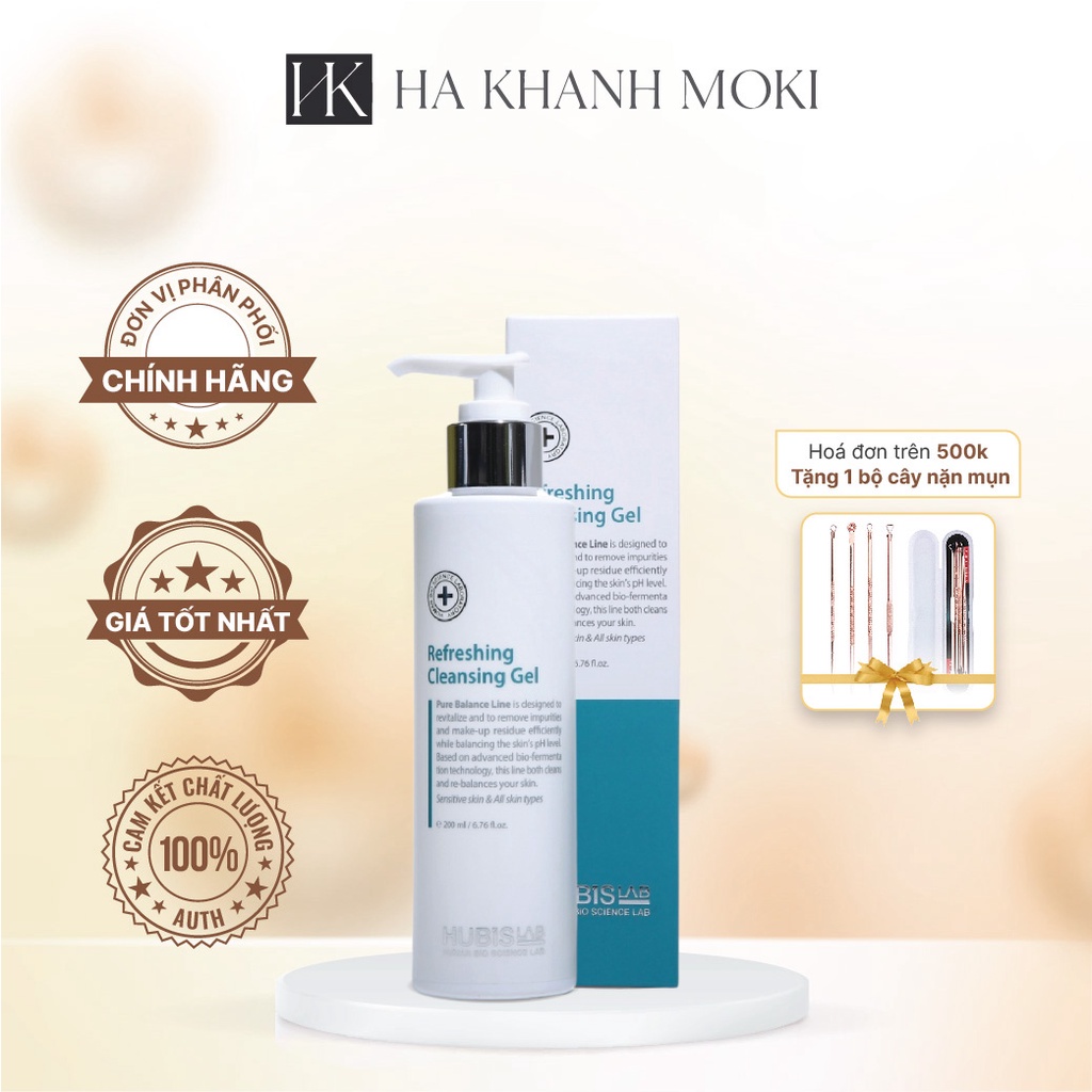 Gel rửa mặt Refreshing Cleansing Gel dành cho da nhạy cảm