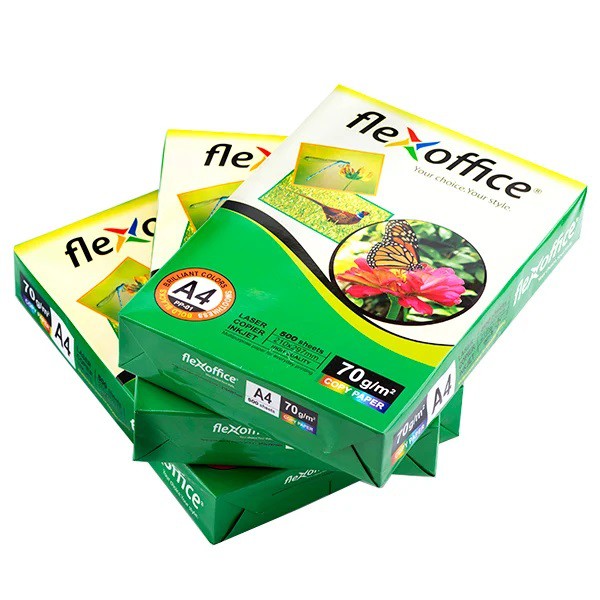 Giấy In A4 Thiên Long Flexoffice PP-01- 70gsm- 500 tờ/ream- Chất Lượng Cao