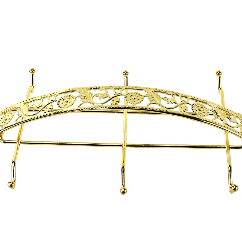 Giá Đỡ Cốc / Đĩa / Muỗng / Nồi Bằng Kim Loại Mạ Vàng Kích Thước Lớn Tiện Dụng