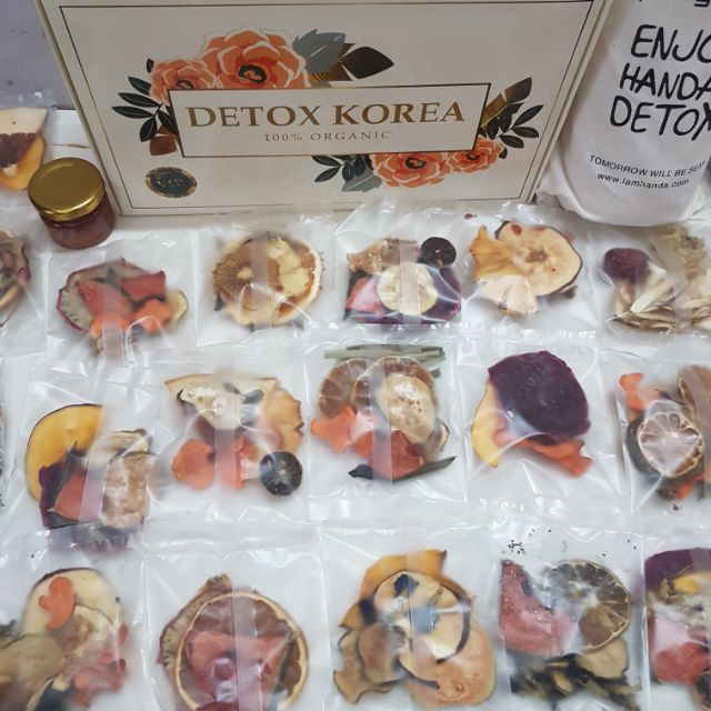 [MIX 5 VỊ]SET VIP DETOX TRÁI CÂY 30 GÓI ĐỦ VỊ