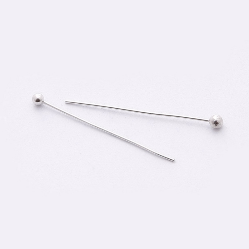 Kim đầu bi mạ vàng/bạc/vàng KC/Rhodium nhiều kích thước 16-30mm dùng làm trang sức thủ công