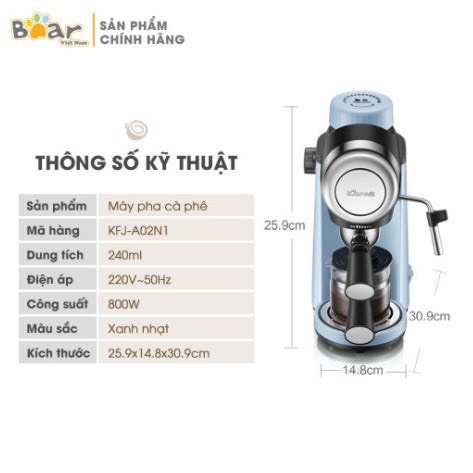 Máy pha cà phê tự động Bear CFB02V1