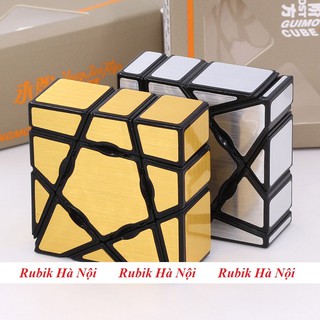 Rubik Mirror Ghost 1x3x3 YongJun Vàng/Bạc