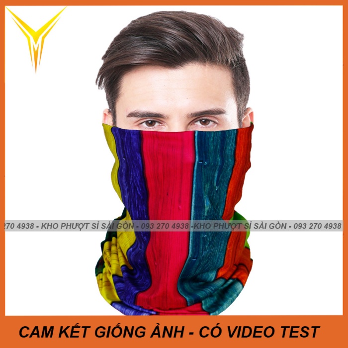 [ CHO CHỌN MÀU] - Khăn trùm đầu điều hòa dùng đội fullface - 3/4 đa năng cao cấp - khăn đa năng loại tốt