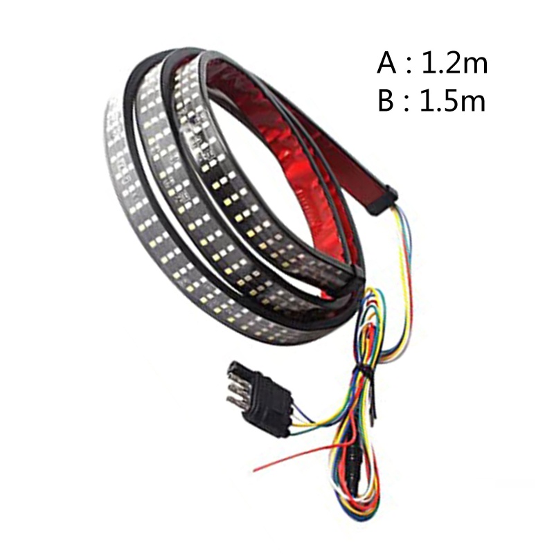 Dây Đèn LED Tín Hiệu Dài 1.2 / 1.5M Linh Hoạt Gắn Đuôi Xe Hơi