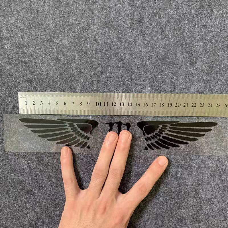 Suzuki Miếng Dán Phản Quang Chống Thấm Nước Hình Đôi Cánh Độc Đáo Dành Cho Xe Mô Tô