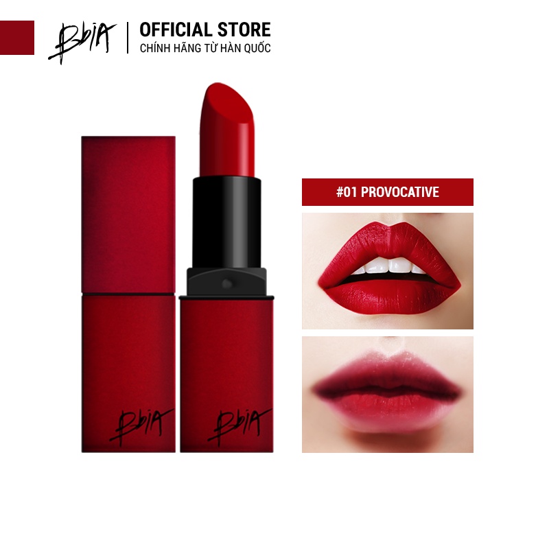 Son lì Bbia Last Lipstick Version 1 (5 Màu) 3.5g - Bbia Official Store