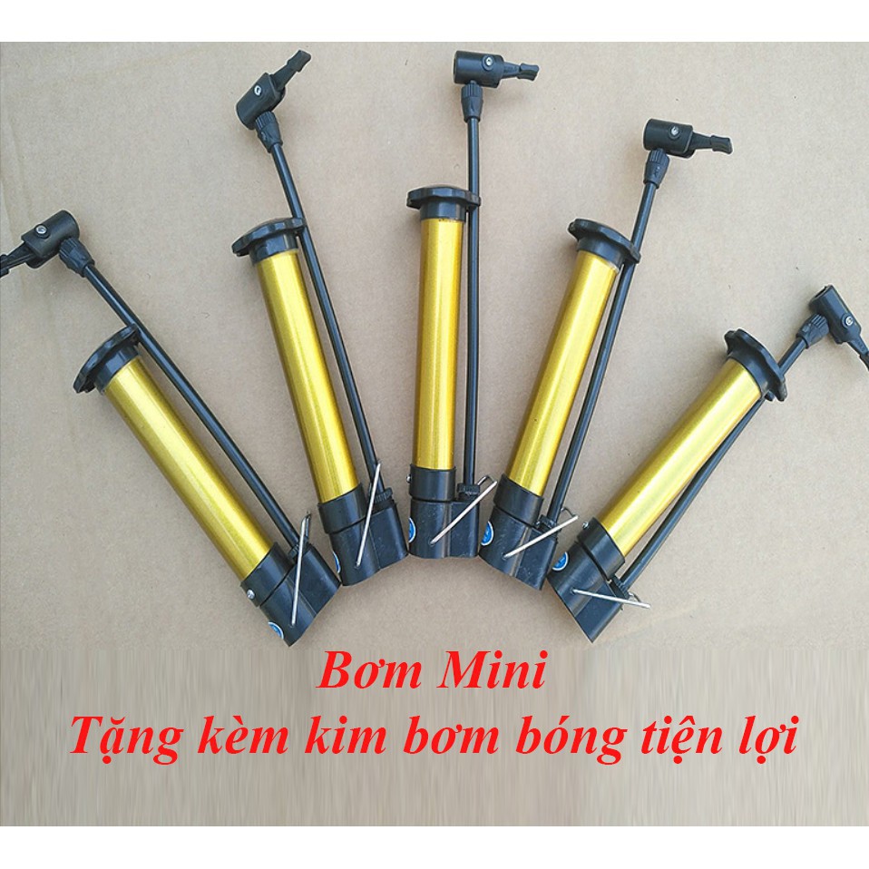 Bơm mini cầm tay keenstore tặng kèm kim và lưới đựng bóng