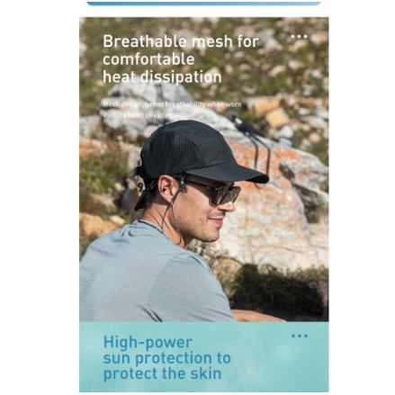 Mũ lưỡi trai chống nắng NatureHike NH21FS503,Mũ lưỡi trai camping Naturehike H21FS503