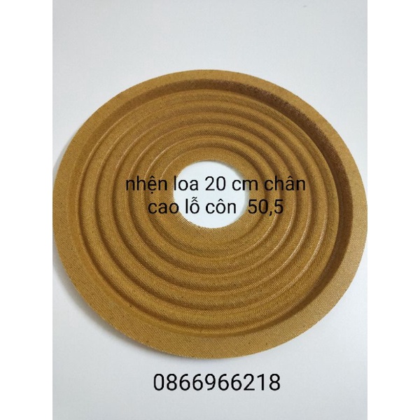 Nhện loa bass đường kính 20 cm chân cao lỗ côn 50,5