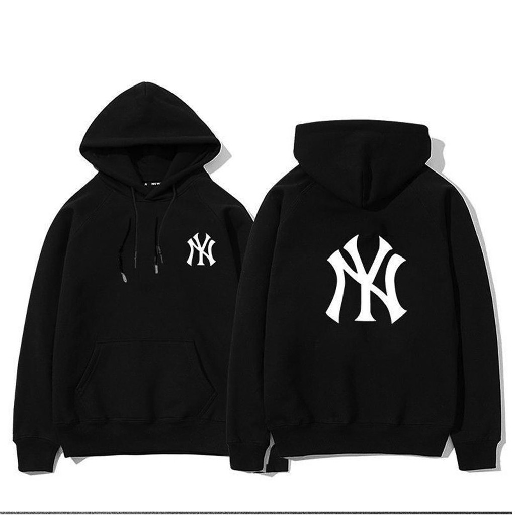 Áo Hoodie nữ dày [FREE SHIP] Áo Hoodie NY phản quang có mũ sau chất nỉ dày dặn FORM dáng rộng dành cho cả nam và nữ