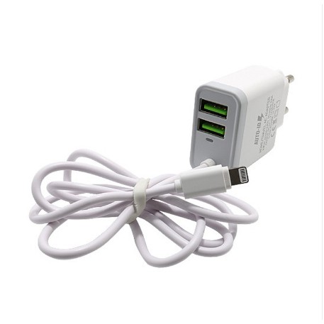 Sạc 3.1A 2 cổng USB và cáp micro USB LDNIO A321