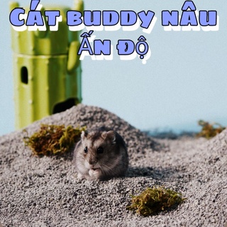 1kg Cát Buddy nâu Ấn Độ lót chuồng thú cưng nhỏ - Hamster