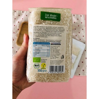 Gạo sữa hữu cơ dmBIO Đức-500g- Dành cho bé ăn dặm [AIR, BILL CHÍNH CHỦ]