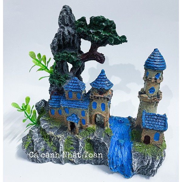 TIỂU CẢNH TRANG TRÍ HỒ CÁ NON BỘ 19X10X18CM