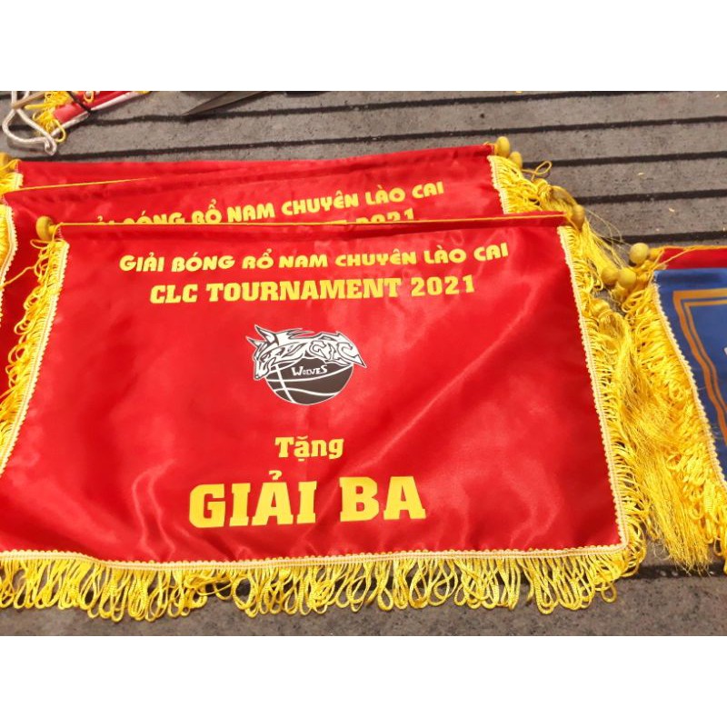 Cờ lưu niệm, cờ giải đấu, cờ bóng rổ, ...