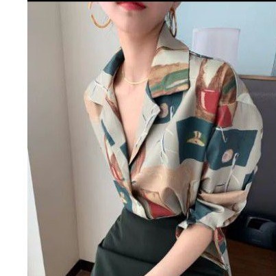 ÁO SƠ MI HOẠ TIẾT NHẬT