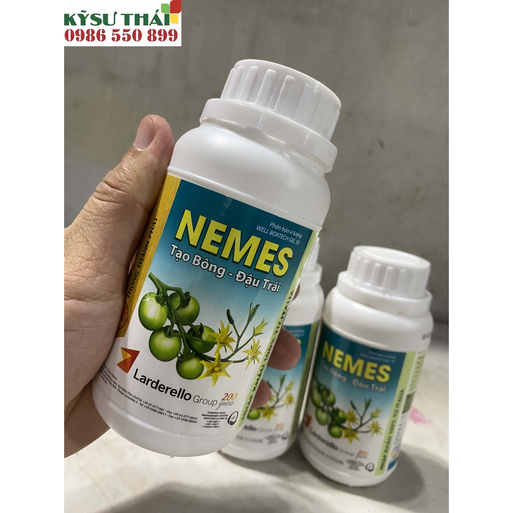 Phân Bón Lá Ra Hoa Đậu Trái NEMES ITALIA 250ML