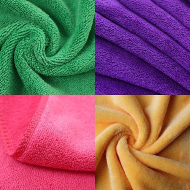 Combo 10 khăn đầu tím microfiber kt 35x75