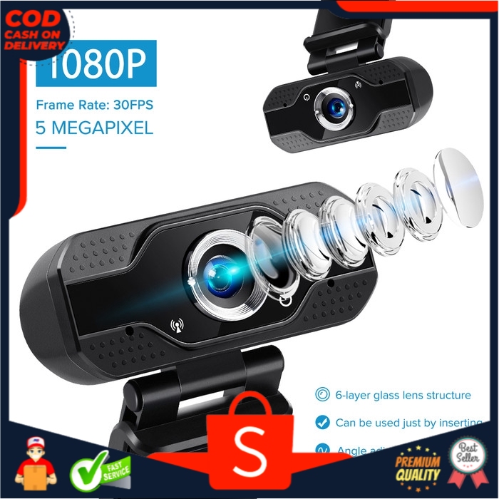 Webcam Kuke X4 1080p Fhd Mic Aa1 Cho Máy Tính