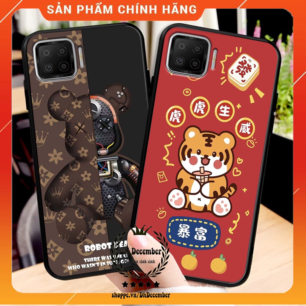 Ốp lưng Oppo A73 in hình 3D lucky, gấu Brick xinh xắn - KHÔNG NÊN BỎ LỠ