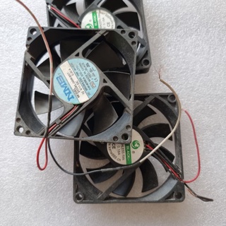 Quạt tản nhiệt 8cm 12VDC cũ (loại mỏng)