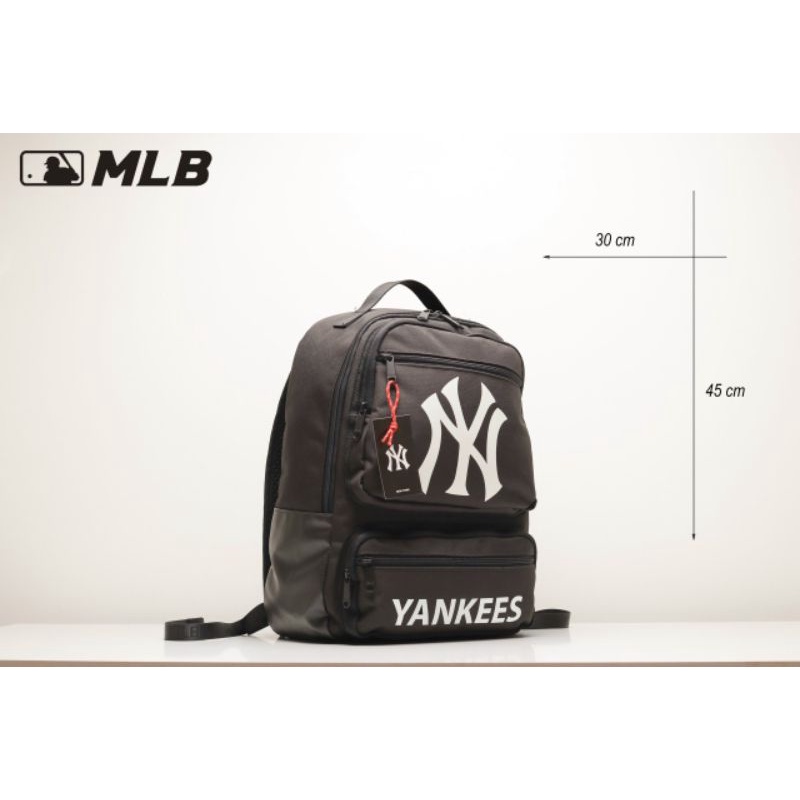 Yankee MLB laptop backpack vnxk balo unisex màu đen thể thao xuất khẩu Hàn Quốc dư xịn