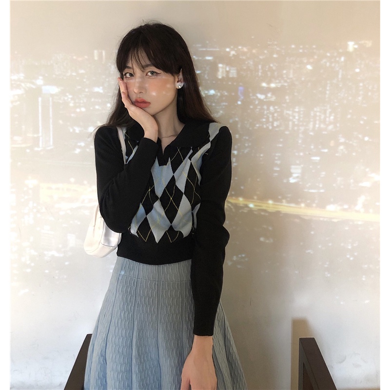 Áo Thun Nữ Dài Tay Cổ Tròn Thời Trang Hàn | BigBuy360 - bigbuy360.vn